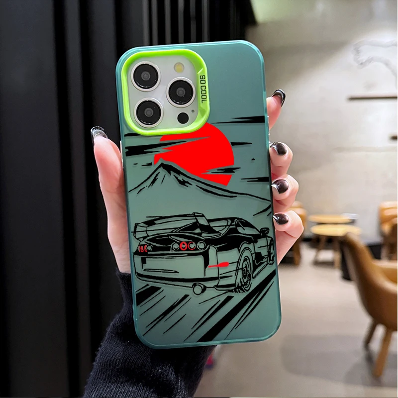 JDM Car Nissan Skyline R34 Design Turbo Phone Case Etui