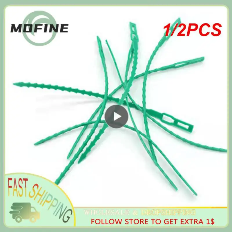 

1/2PCS 30/Reusable Garden Cable Ties Plant Support Shrubs Fastener Tree Locking Nylon Adjustable Plastic Cable Ties Tools