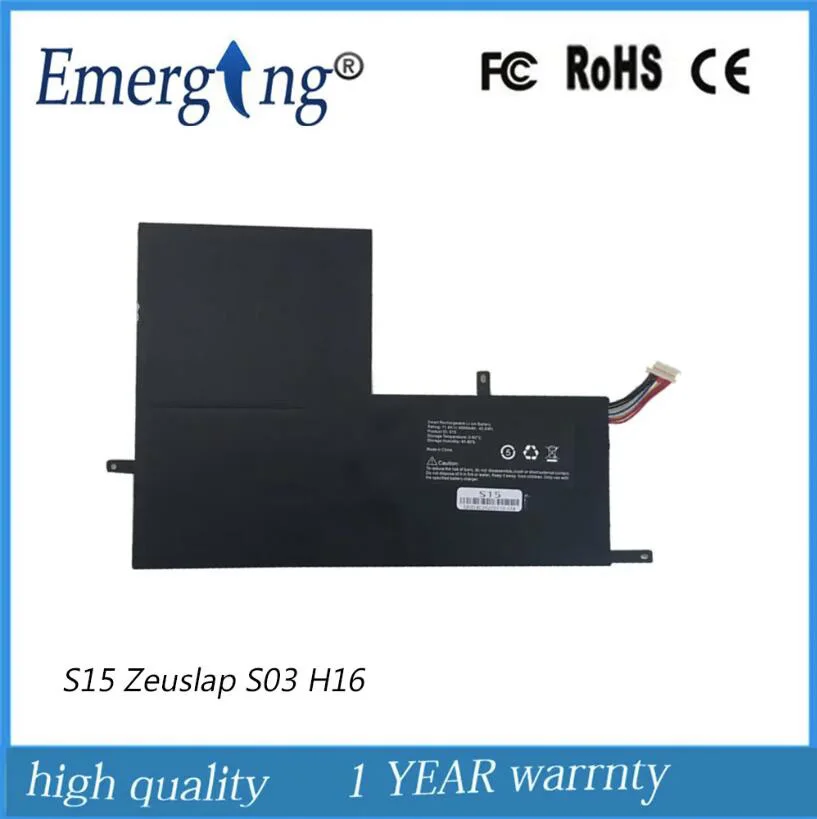 

11.4V 57Wh 5000mAh Laptop Battery S15 For Zeuslap S03 H16