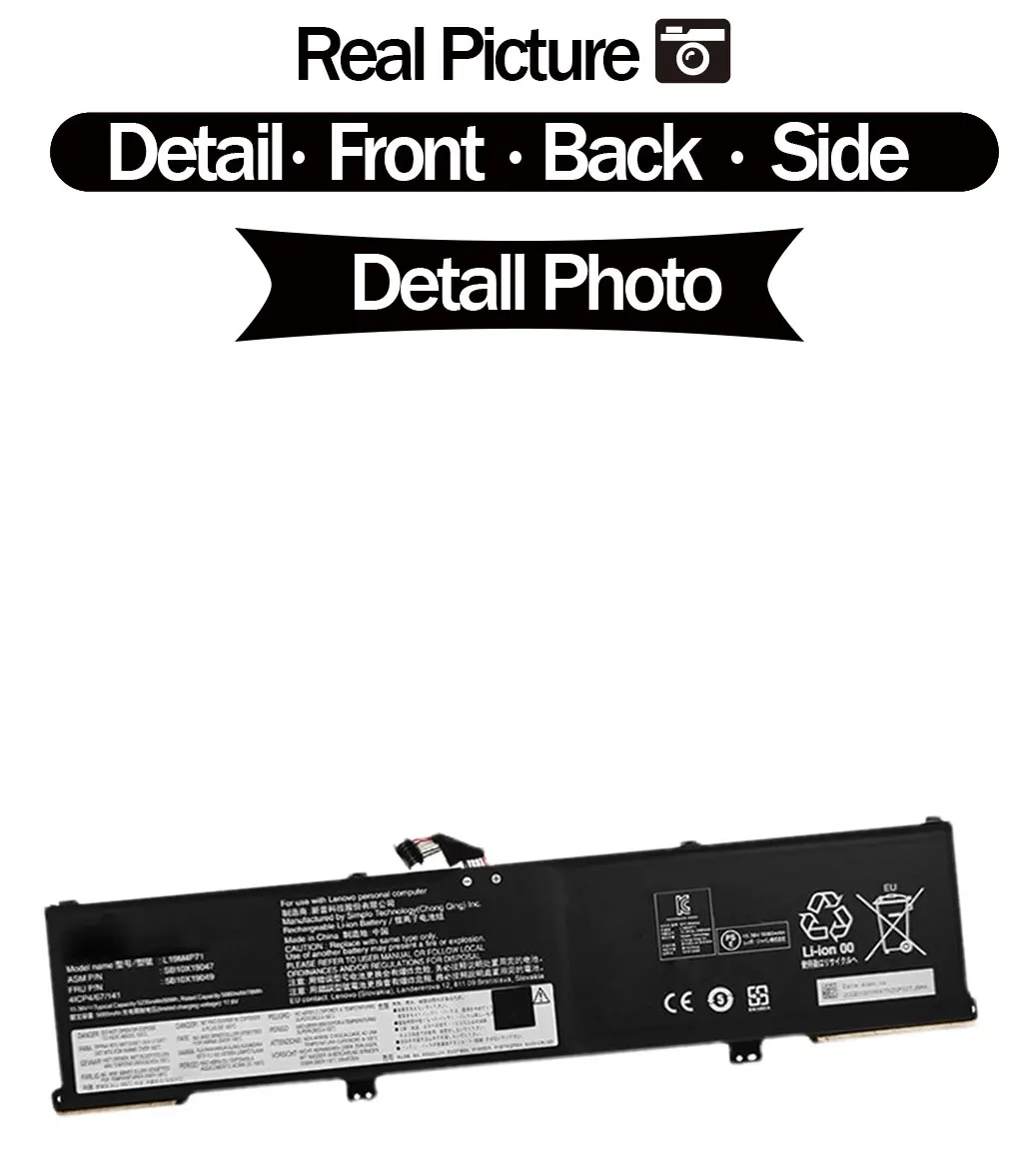 L19M4P71 L19C4P71 L19L4P71 Bateria Para Lenovo ThinkPad