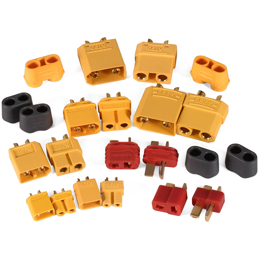 Фото 9IMOD 5/10 пар XT60 XT30 XT90 T-plug штекерные гнездовые разъемы Amass XT30U XT60H XT90 T штекерные разъемы для батареи Lipo RC №3