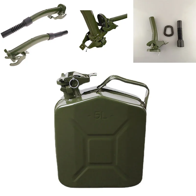 5L Jerry Cans Petrol Can car jerry can spout Metal Rubber Jerry Gerry Can Pouring Spout Flexible Nozzle Petrol Fuel Seal Ring