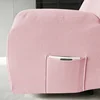 4pcs/set Removable Recliner Sofa Covers Polar Fleece Split Elastic Single Armchair Case Relax Chair Slipcover Protector for Home 4
