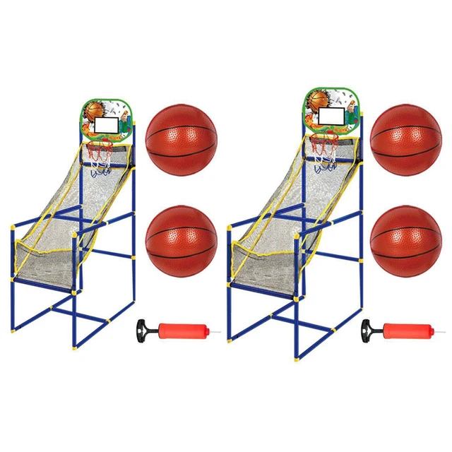 Minecraft Lego Indoor Over Door Mini Basketball Hoop Set For Kids