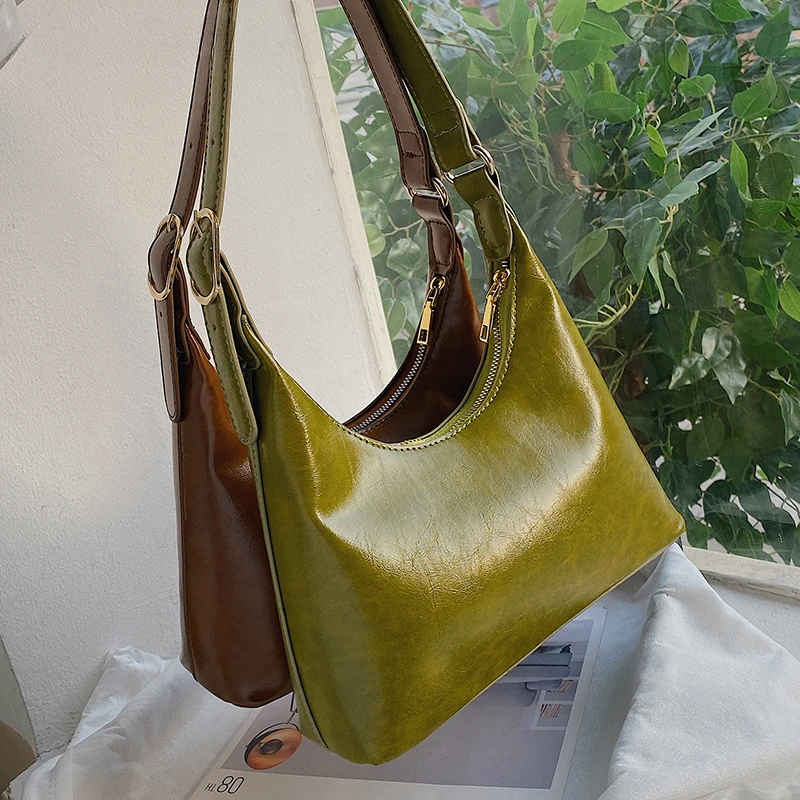 

Tote Shoulder Brand A For Pu And Leather Women Main New Handbags Fashion Moon Purses Luxury Designer Bags Small New Sac Half