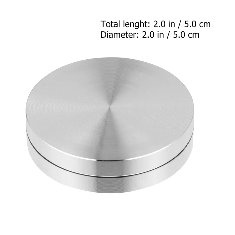 Description Picture 4 of itemRotating Cake Stand Turntable Cake Rotator Base Bearing Aluminium Alloy Revolving Cake Stand For Cake Pastries Cupcake
