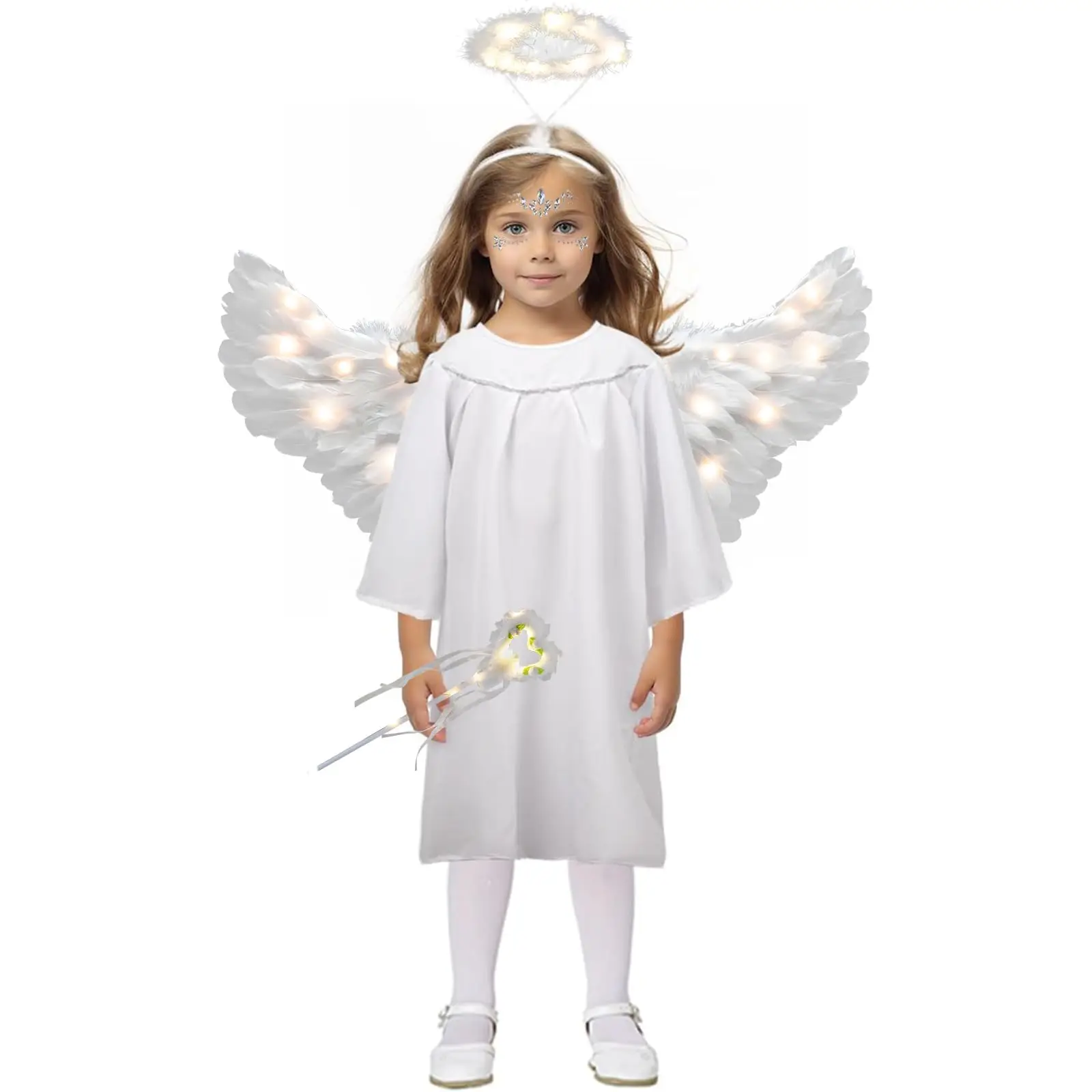 MyGiftHome 31.5" LED Light Up Angel Wings Set