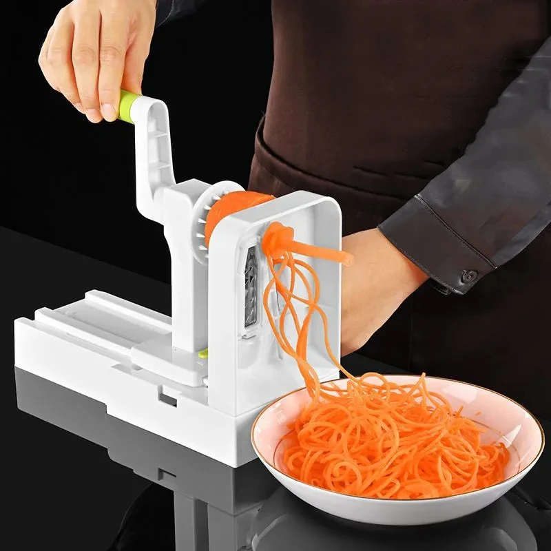 

Vegetable Grater Potato Spiral Slicer Whirlwind Fruit Vegetable Spiral Machine Noodle Maker Multifunctional Kitchen Gadgets