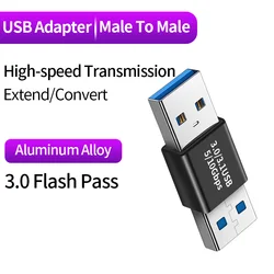 Enhanced Right Angle USB 3.0 Extension Adapter - Upward Elbow Connector (K)