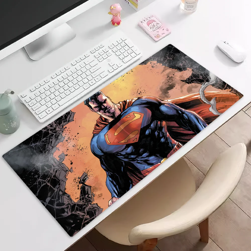 Beast Kingdom Superman Mousepad Pad Rubber Table Mat Extended Gaming Lock Edge Keyboard Mat 6