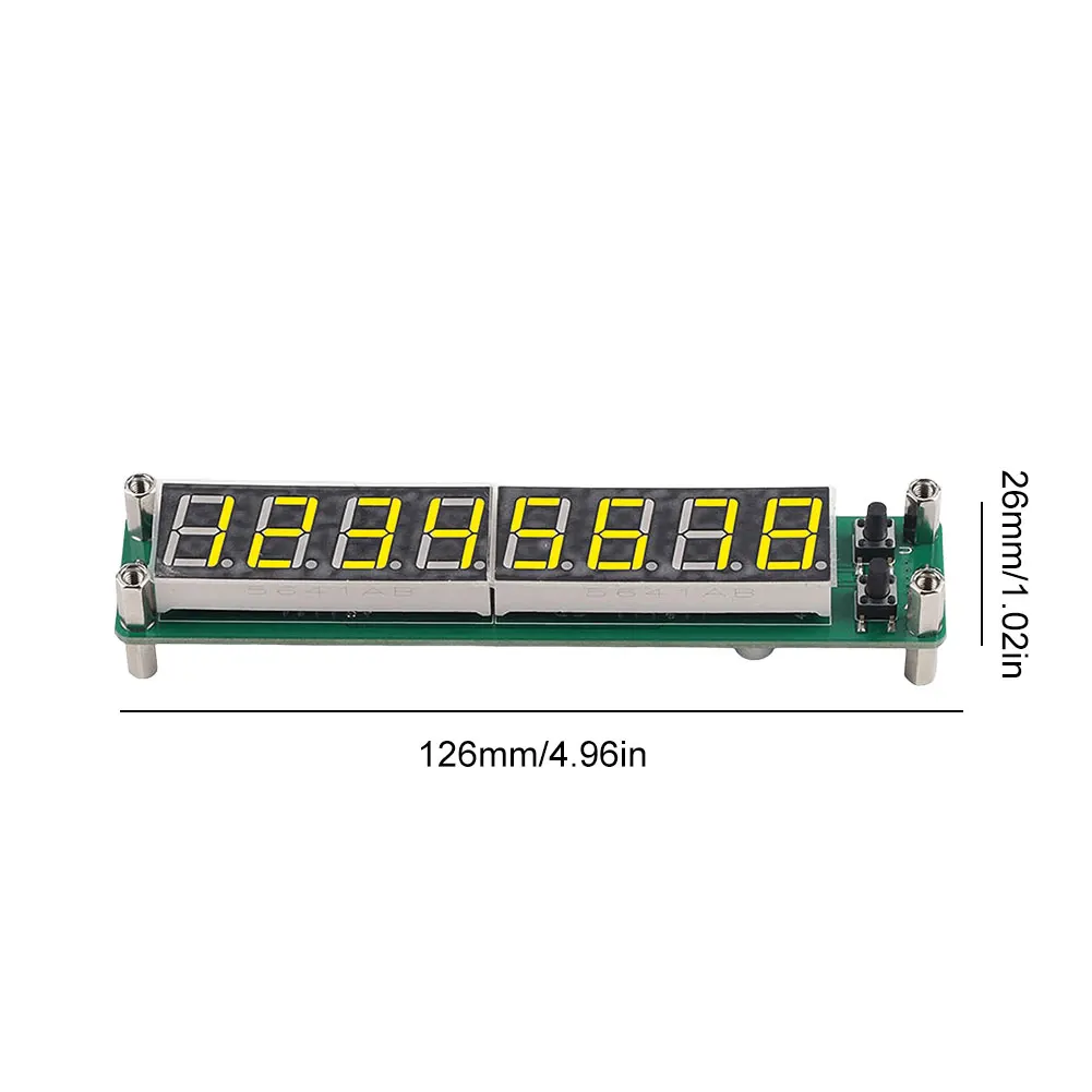RF Frequency Counter 0.1MHZ-2.4GHz Digital Frequency Meter LED 8-Bit Display DC 8V-15V