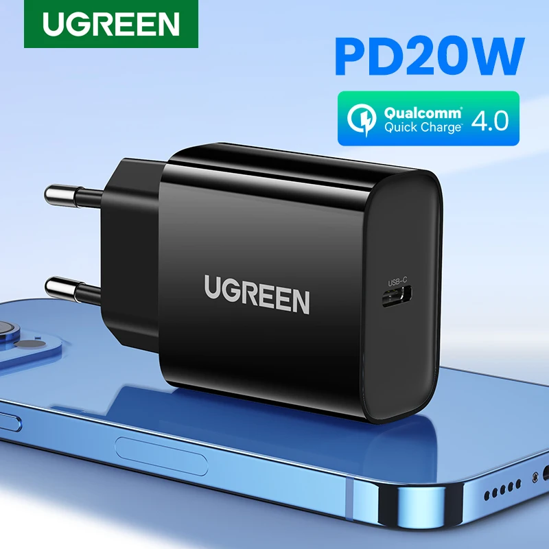 UGREEN PD Charger 20W QC4.0 QC3.0 USB Type C Fast Charger Quick Charge 4.0 3.0 QC for iPhone 12 Pro Xs 8 Xiaomi Phone PD Charger|Mobile Phone Chargers| - AliExpress