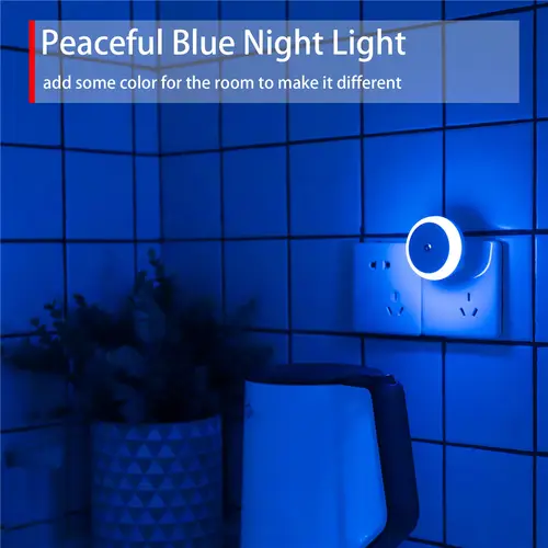 LED Night Light Plug in Dusk To Dawn Smart Sensor Auto Dim Into Wall Night Lamp for Bathroom Hallway Kitchen Stairway Bedroom - Image 4