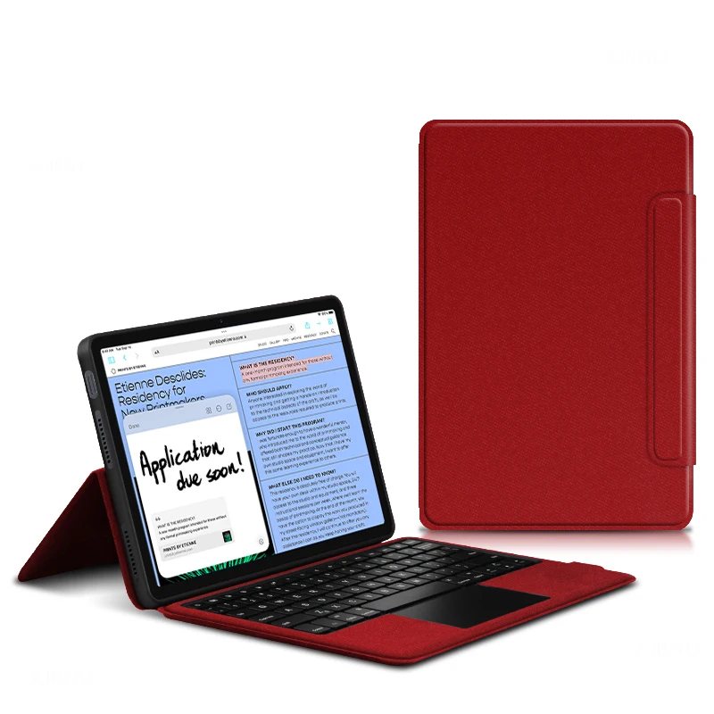 Lenovo XiaoXin Pad Pro 11.2 TB-132FU 138FU Tab P11 Pro Gen 2 태블릿 커버, 키보드 케이스, 러시아어, 스페인어, 아랍어, 히브리어