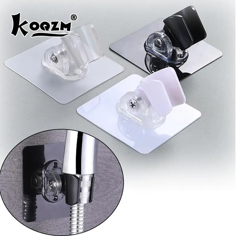 

Useful Adjustable Polished Self-adhesive Handheld Suction Up Drill-free Shower Head Holder Showerhead Rack Punch-free Adjustable
