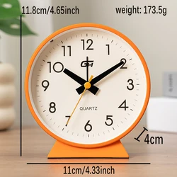 Sleek Silent Alarm Clock for Home and Office Decor (YELLOW)
