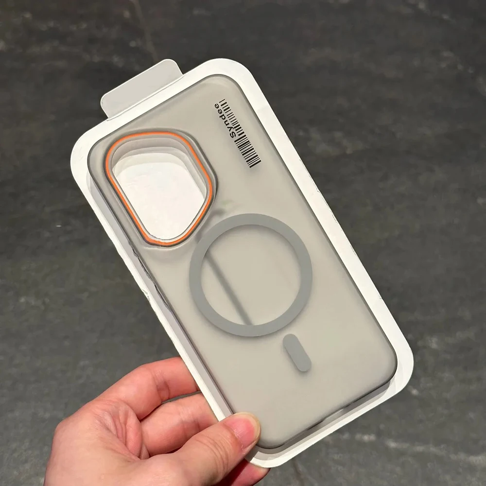Frosted Translucent Magnetic Phone Case - Slim Hard PC Cover