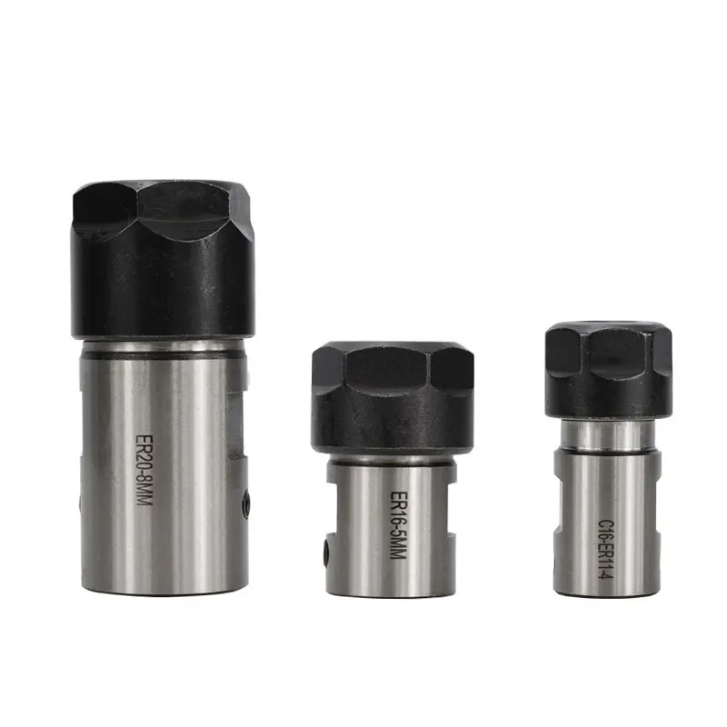 Spring Collet Tool Holder Collet Chuck Lathe Tool Holder Spring Collet Chuck Collet Chuck Holder Engraving Collet Chuck Lathe Tool Wrench Nut Collet Collet Clamping Tool 1pc ER11 ER16 ER20 4mm-16mm Collet Chuck Shaft Lathe Tools Spindle Extension Rod Milling Cutt