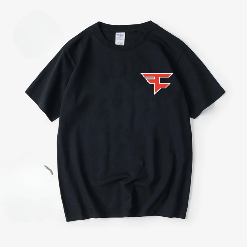 Faze Clan Team Uniform CSGO Competition Short Sleeve Cotton Team Rain Game Cotton Crew Neck T-Shirt Large Size Loose Men's Top 6