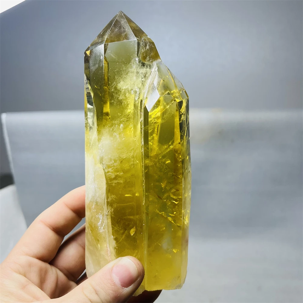 Original Crystal Cluster Topaz Mineral Specimen Smoke Quartz Home