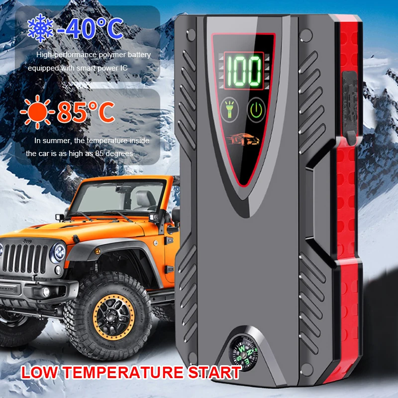 5000a 12v 6.0l 99800mah Car Portable Jump Starter Voor Auto Batter Power  Bank Emergency Batterij Booster Starten Charger Voor