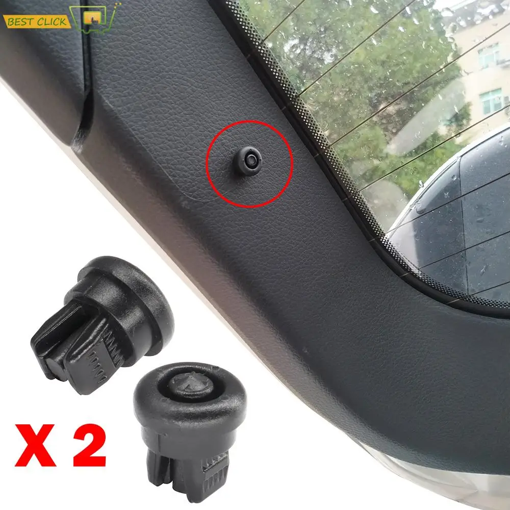 Pack De 2 Clips De Suspensión Para Estante Trasero De Nissan Qashqai, Note - Plástico Negro, Repuesto