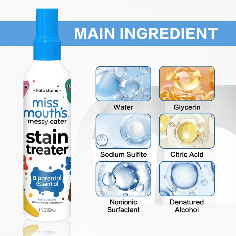 Fabric Stain Remover Spray for Laundry and Shoes