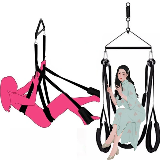 Altalena sessuale per coppia sesso femminile postura Bondage Gear  sospensione Sling SM strumento fantasie sessuali flirtare Furuiture  prodotti per adulti - AliExpress