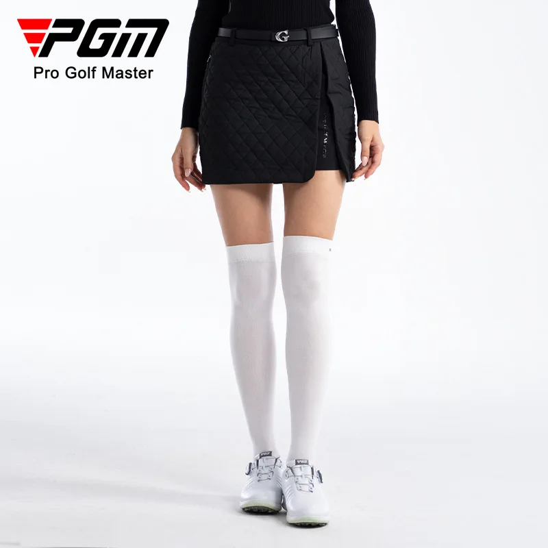 PGM Women Golf Short Skirt New Lady Clothing Autumn and Winter Warm A-line Skirt Sports Comfortable Girl Wear QZ096