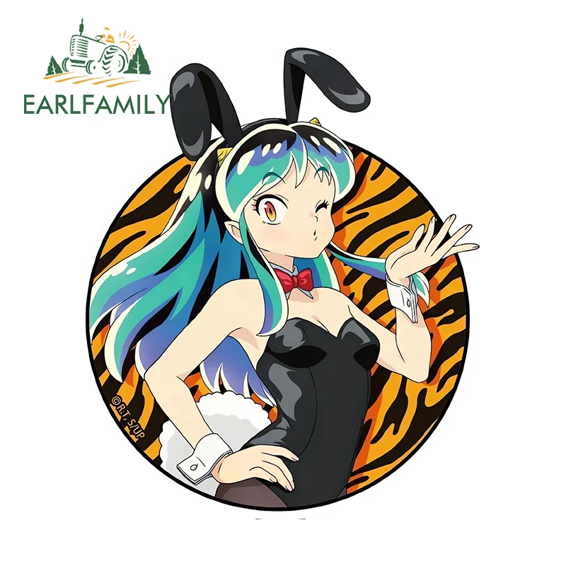 

EARLFAMILY 13cm x 10.9cm for Bunny Girl Waterproof Sticker Car Styling Bumper Decoration Waterproof Laptop Creative Decal