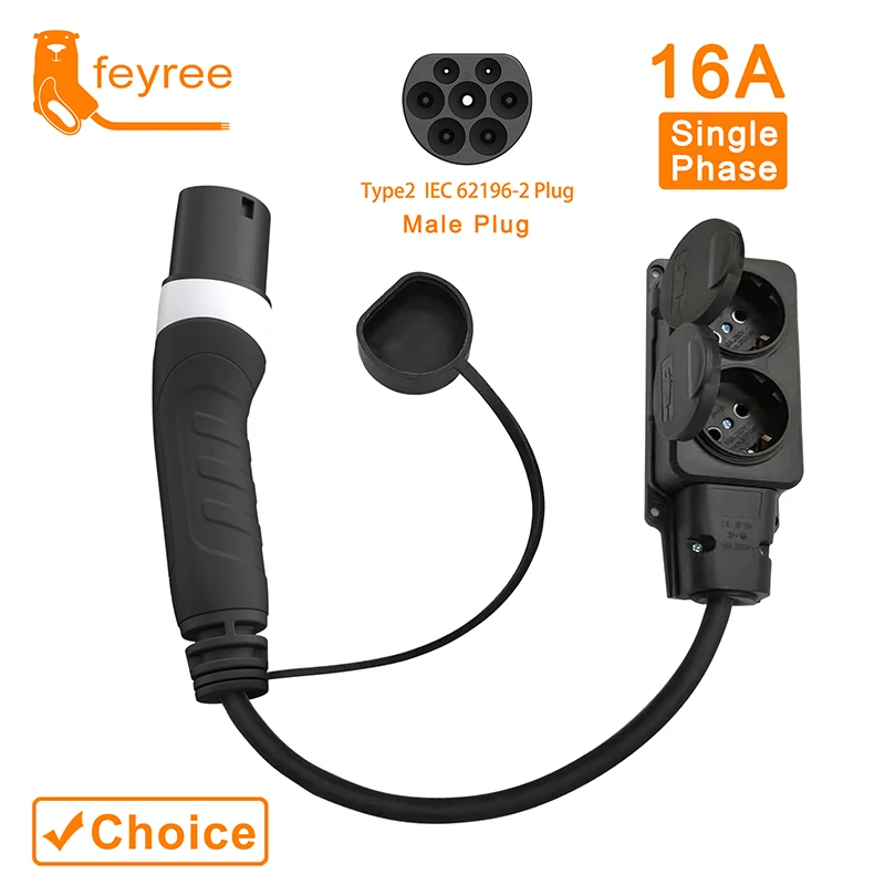 Adaptateur De Charge Rapide Syncwire EV Tesla à J1772 48A/250V AC