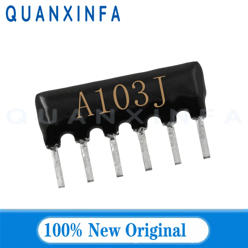 10pcs DIP Resistor Network Array 9-Pin - Multiple Resistance Values For Electronics Projects