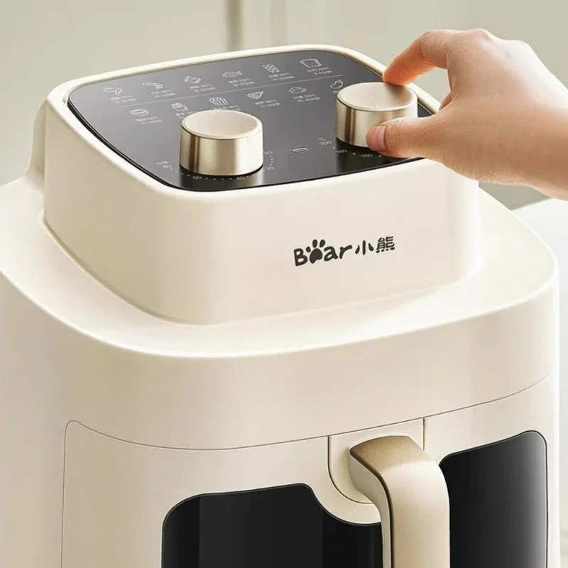 Bear 220V Air Fryer Household 6L Visual Fryer Multifunction Air Electric Fryer No-turn Oven 1700W French Fries Machine 5