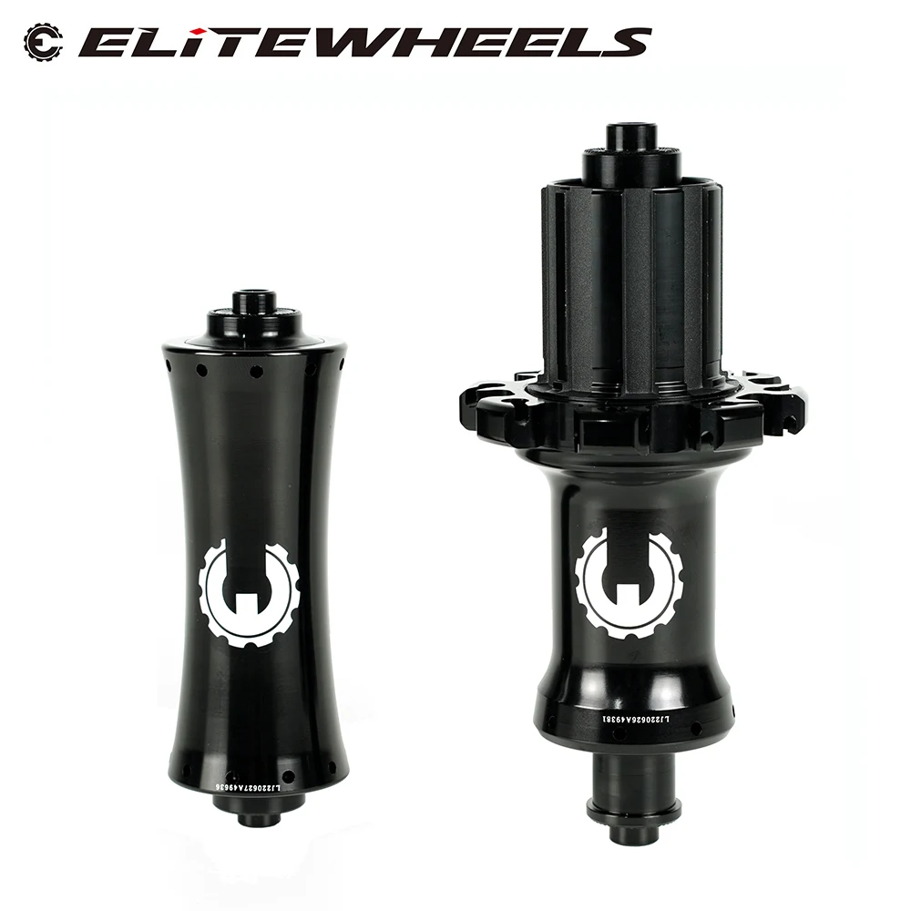 

ELITEWHEELS RF08 Road Bike Hub Front QR100mm Rear QR130mm 20-24H(2;1) shiman0 Freebody 4 Pawls For Road Bike Wheelset