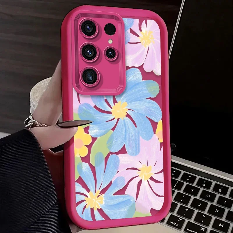 Tulip Flowers Silicone Phone Case Cover