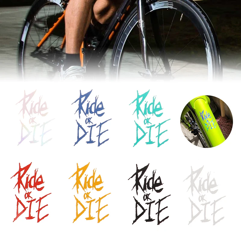

Bike Frame Sticker Ride Or Die Top Tube Sticker Bicycle Decals Decorative Frame Stickers Bike Stickers Bike Decal 1pc