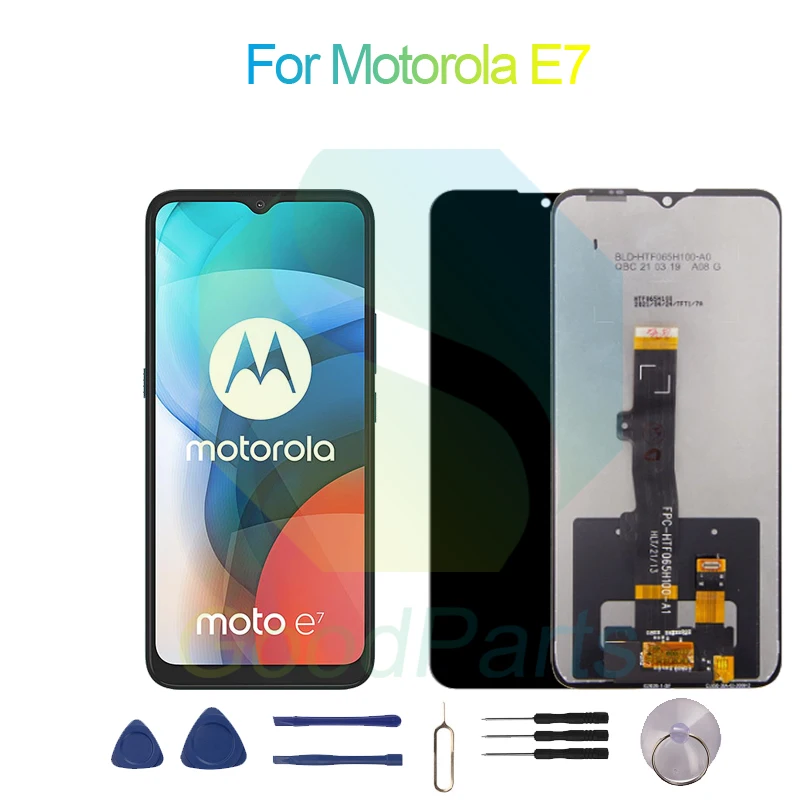 

Для Motorola E7 ЖК-дисплей экран 6,5 "E7 сенсорный дигитайзер сборка Замена