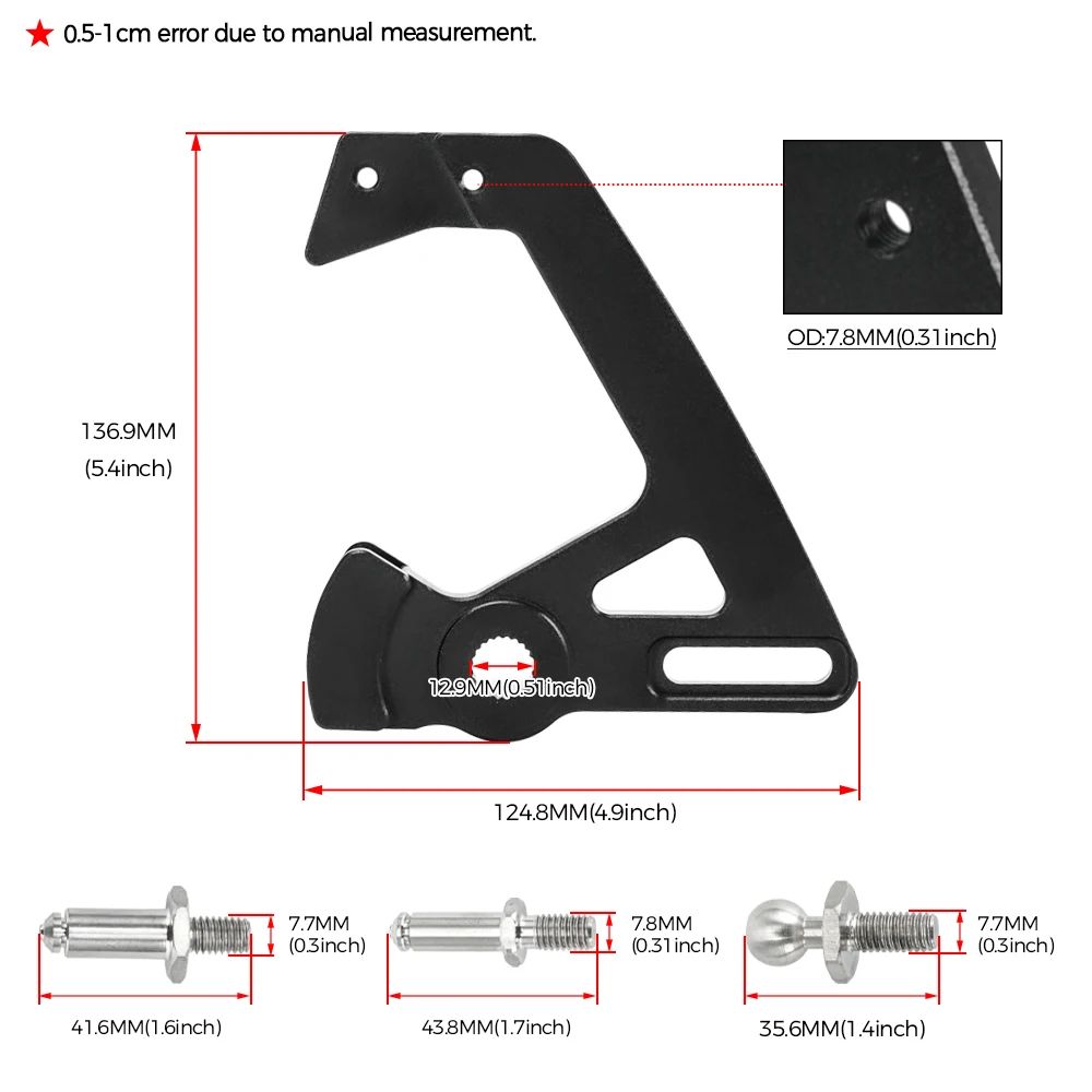 Adjustable Short Shifter Arm 6-speed Manual Kit for Audi A3 S3 8V 8P for Audi TT 8J 8N 8S VW Golf SEAT Leon Gear Shifter