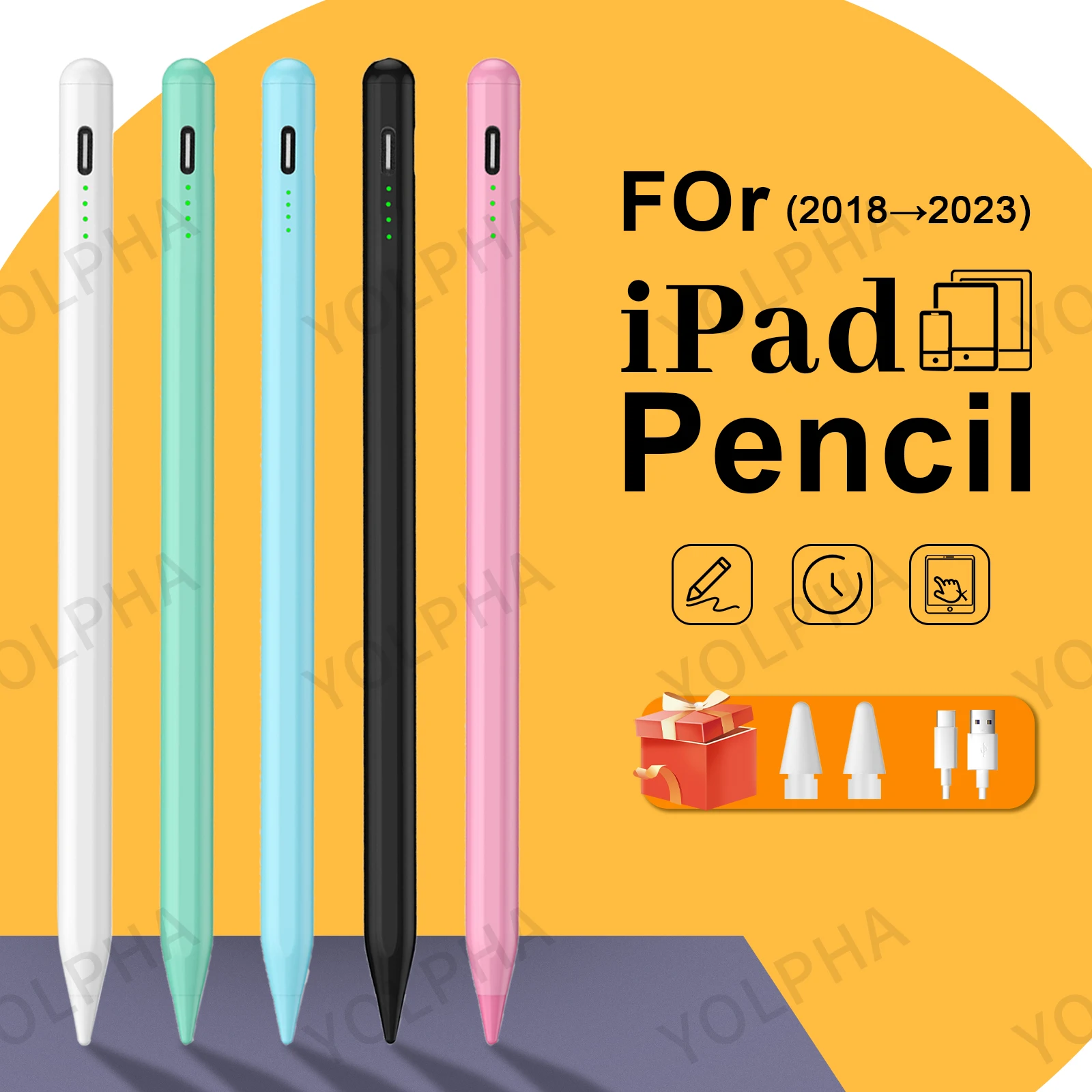 Stylus Pen Touch Pen for iPad 9th&10th Generation Tablet Palm Rejection