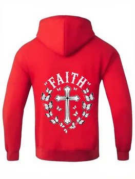 سويت شيرت بقلنسوة بسحاب مطبوع على الموضة لعام 2025 - نمط ملابس الشارع مع قبعة 5