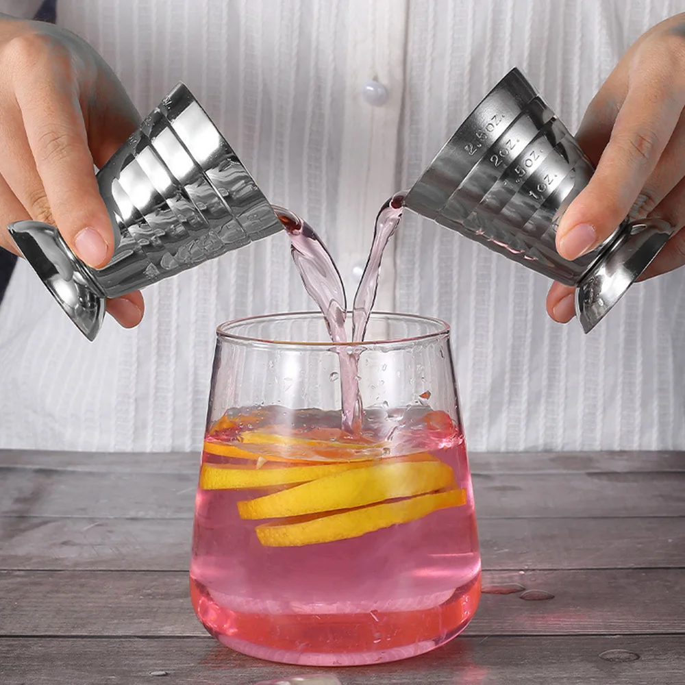 Stainless Steel Cocktail Measure Cup Cocktail Glass Mixed Drink