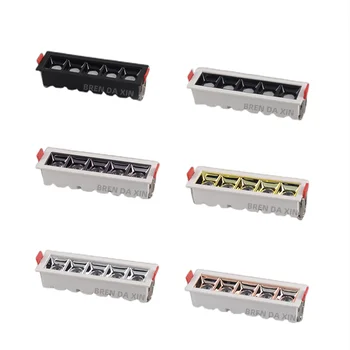 조도 조절 램프 COB 라인 조명, LED 다운라이트 스포트 라이트, 그릴 샹들리에 하늘 꽃 조명, AC110V-220V 룸 조명 전구, 10W, 20W, 30W