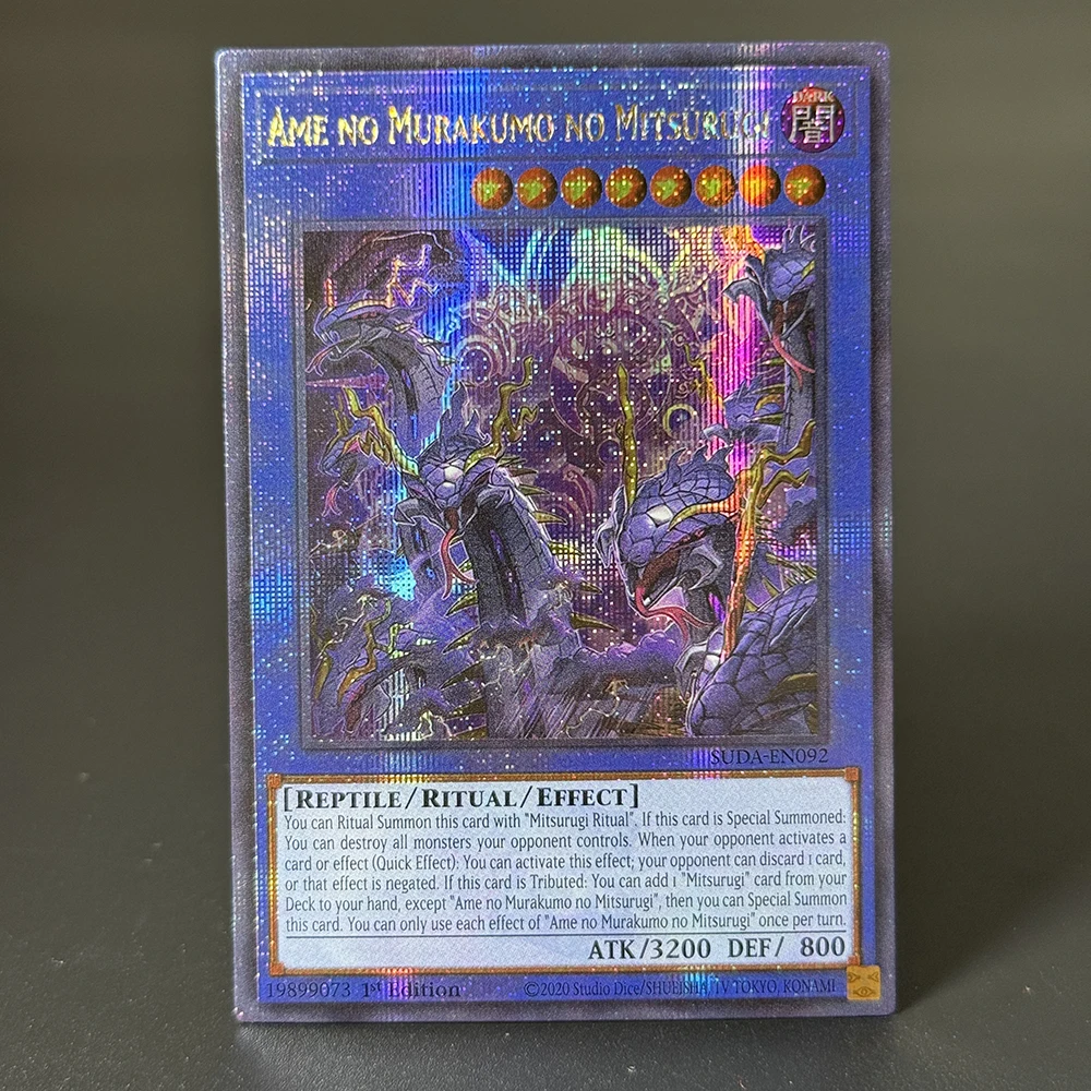 YuGiOh Cards-QCScR Quarter Century Secret Rare Ame no Murakumo no