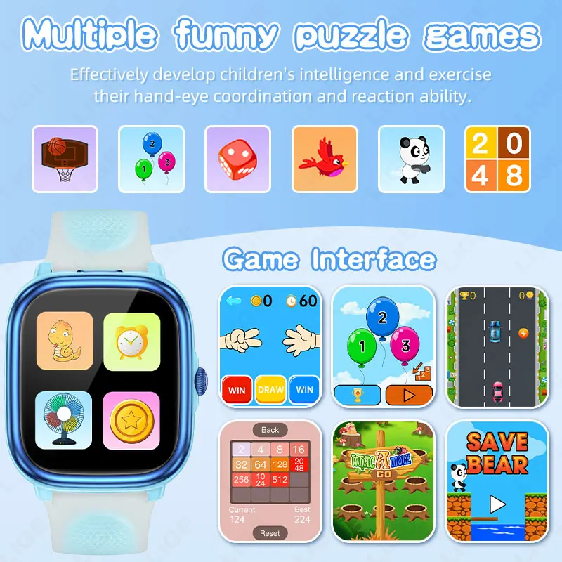 LIGE Children Boys Girls Present Smart Watch Ftiness Tracker Bluetooth Call SmartWatch Men Women Pedometer Waterproof Kids Watch