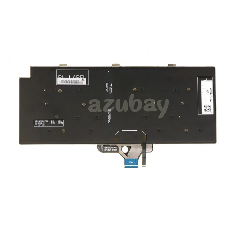 Teclado Retroiluminado para Dell Latitude 5320 5330 5340 7320 7330 Nós la Espanhol sd fi dk Alemão Qwreck Francês Azerty - Imagem 4