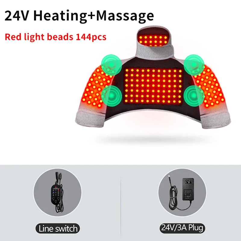 Infrared Heating Massage Shoulder and Neck Pain Relief Brace