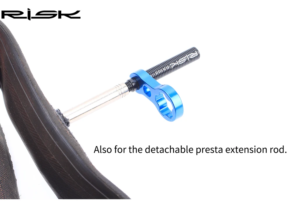 RISIKO Rennrad Ventilmutter mit Unterlegscheibe 2-Ventilkappen-Set MTB Rennrad Presta Reifenventil Feste Mutter Radfahren Schutzzubehör – Detail 6