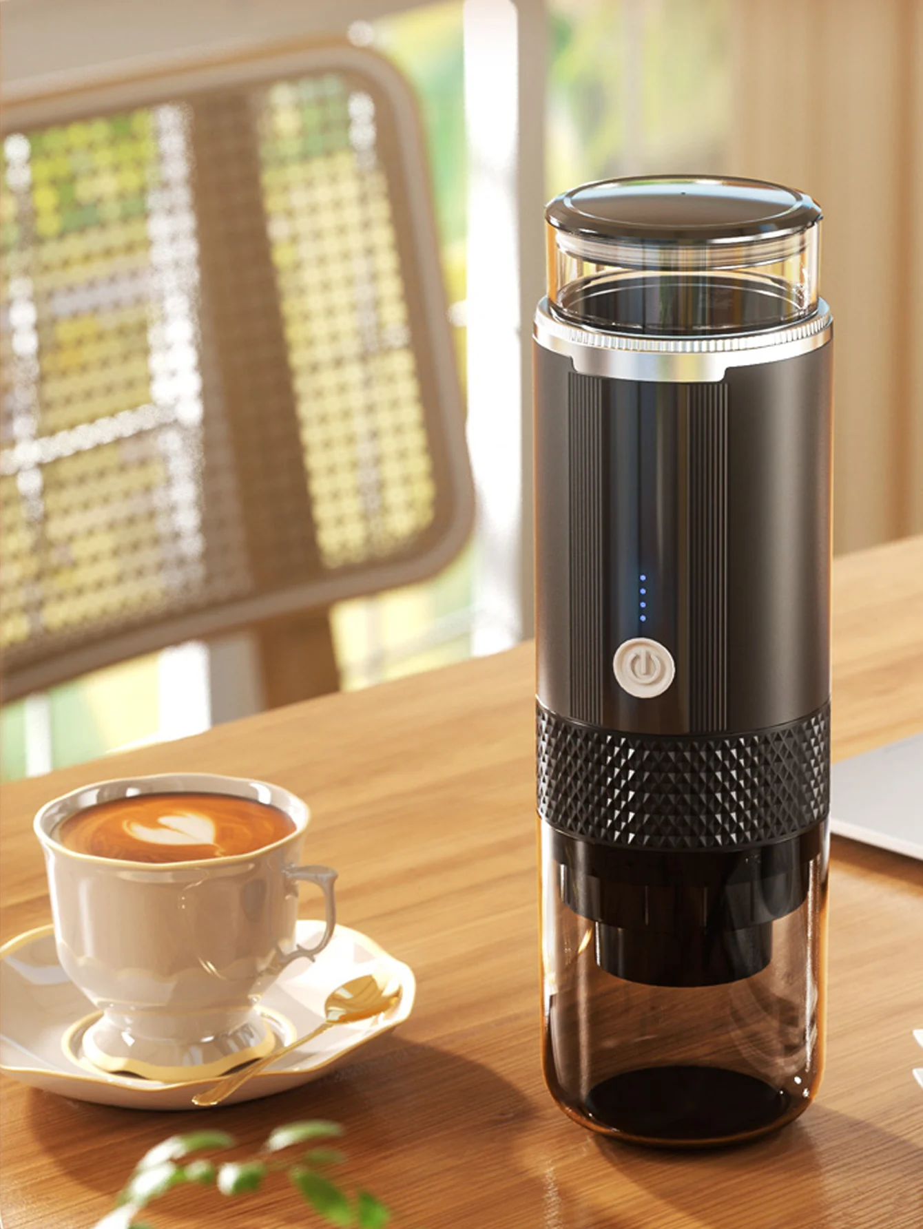 آلة قهوة متنقلة فاخرة ٢ في ١