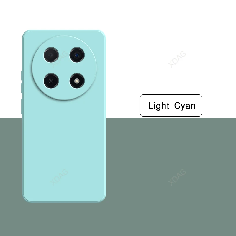 Candy Color Soft Silicone Case Cover with Internal Flocking Bumper