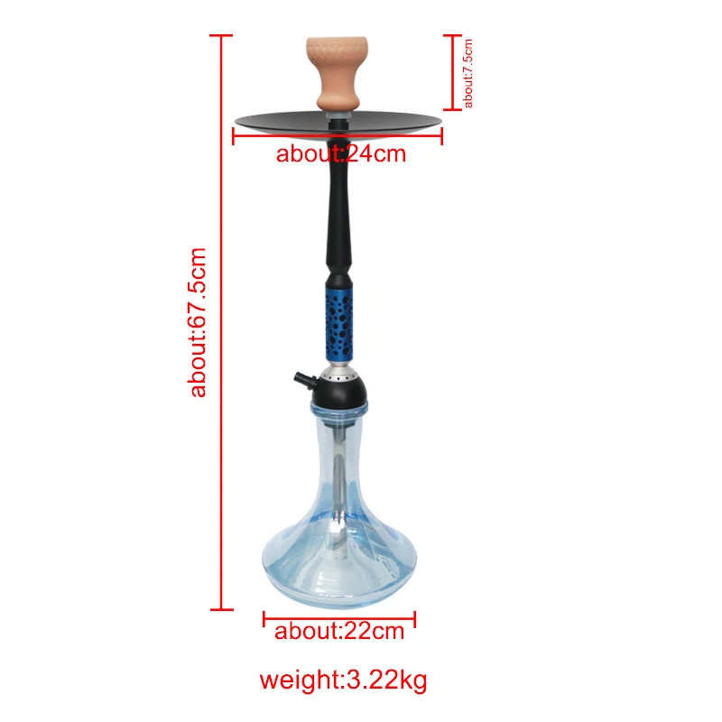 Aluminum Alloy Hookah Shisha Set Bongs in Australian